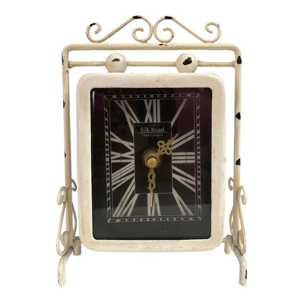 Antique Style White Metal Silk
Road Clock Company
Decorative Decor